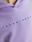 Jack & Jones Junior Sweatshirt 'STAR'  lavendel / sort