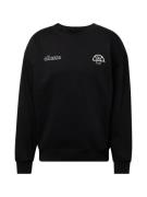 ELLESSE Sweatshirt 'Tempa'  sort / hvid