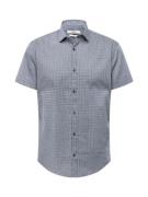 JACK & JONES Skjorte 'BLACARDIFF'  marin / hvid