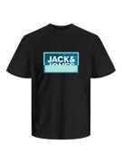JACK & JONES Bluser & t-shirts 'LOGAN SUMMER'  navy / grå / lilla / so...
