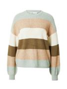 ONLY Pullover 'ONLAtia'  oliven / mint / pastelorange / naturhvid