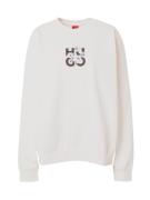 HUGO Sweatshirt 'Classic'  mint / lavendel / sort / hvid