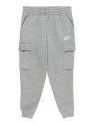 Nike Sportswear Bukser  grå / hvid