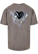 MT Upscale Bluser & t-shirts 'Cagedchrome'  lyseblå / grå / sort