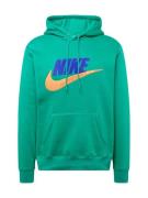 Nike Sportswear Sweatshirt 'CLUB'  koboltblåt / grøn / orange
