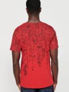 KOROSHI Bluser & t-shirts  blodrød / sort / hvid
