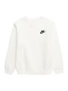Nike Sportswear Sweatshirt 'CLUB FLEECE'  sort / hvid