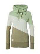 Ragwear Sweatshirt 'RUMIKA'  khaki / mint / pastelgrøn