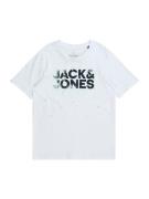 Jack & Jones Junior Shirts 'SPLASH'  lyseblå / sort / hvid