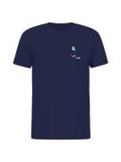 WESTMARK LONDON Bluser & t-shirts 'Embroidery'  marin / hvid