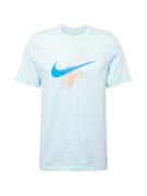 Nike Sportswear Bluser & t-shirts 'SWOOSH'  blå / lyseblå / orange
