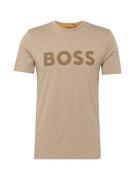 BOSS Bluser & t-shirts 'Thinking 1'  brun / lysebrun