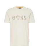BOSS Bluser & t-shirts 'Ocean'  beige / mørkebeige / hvid