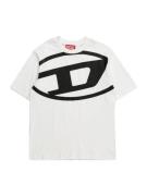 DIESEL Shirts 'Mtulli'  sort / hvid