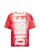 DIESEL Bluser & t-shirts  rød / hvid
