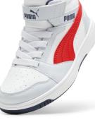 PUMA Sneakers 'Rebound'  grå / rød / hvid