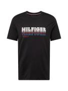 TOMMY HILFIGER Bluser & t-shirts  blå / sort / hvid