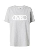 MICHAEL Michael Kors Shirts 'EMPIRE'  grå-meleret / hvid