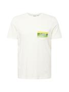 Superdry Bluser & t-shirts 'CALI'  gul / grøn / uldhvid