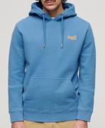 Superdry Sweatshirt 'Essential'  azur / orange