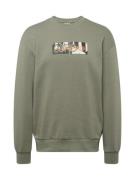 JACK & JONES Sweatshirt  beige / oliven / orange / sort