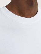 JACK & JONES Bluser & t-shirts  grå / hvid