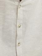 JACK & JONES Skjorte  lysebeige / hvid