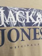 JACK & JONES Bluser & t-shirts  beige / sort / hvid