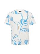 JACK & JONES Bluser & t-shirts 'Palma'  beige / blå / hvid