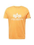 ALPHA INDUSTRIES Bluser & t-shirts  lyseorange / hvid