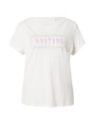 MUSTANG Shirts 'Albany'  mint / lilla / hvid