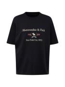 Abercrombie & Fitch Bluser & t-shirts 'HERITAGE'  grøn / blodrød / sor...