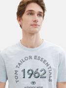 TOM TAILOR Bluser & t-shirts  marin / dueblå / hvid