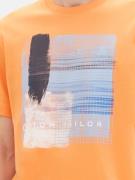 TOM TAILOR Bluser & t-shirts  marin / lyseblå / lyseorange / hvid
