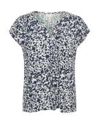 Kaffe Bluse 'Charlotte'  marin / hvid