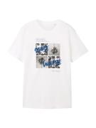 TOM TAILOR DENIM Bluser & t-shirts  navy / grå / sort / hvid