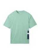 TOM TAILOR DENIM Bluser & t-shirts  navy / mint / hvid