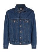 Tommy Jeans Overgangsjakke 'Ryan'  blue denim / rød / hvid