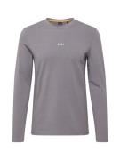 BOSS Bluser & t-shirts 'TChark'  grå-meleret / hvid