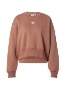 ADIDAS ORIGINALS Sweatshirt  brun / hvid