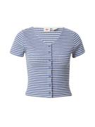 LEVI'S ® Shirts 'Monica SS'  blå / hvid