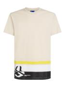 KARL LAGERFELD JEANS Bluser & t-shirts  beige / gul / sort / hvid