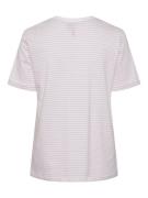 PIECES Shirts 'RIA'  lyserød / hvid