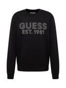 GUESS Sweatshirt 'BEAU'  grå / sort