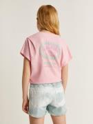 Scalpers Bluser & t-shirts 'California'  aqua / pink