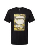 G-Star RAW Bluser & t-shirts  kit / gul / khaki / sort