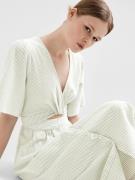 SELECTED FEMME Blusekjole 'Vittoria'  pastelgrøn / hvid