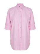 Trendyol Bluse  pink / offwhite