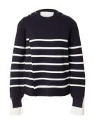 3.1 Phillip Lim Pullover  natblå / hvid