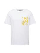 JACK & JONES Bluser & t-shirts 'Marbella'  lysegul / hvid